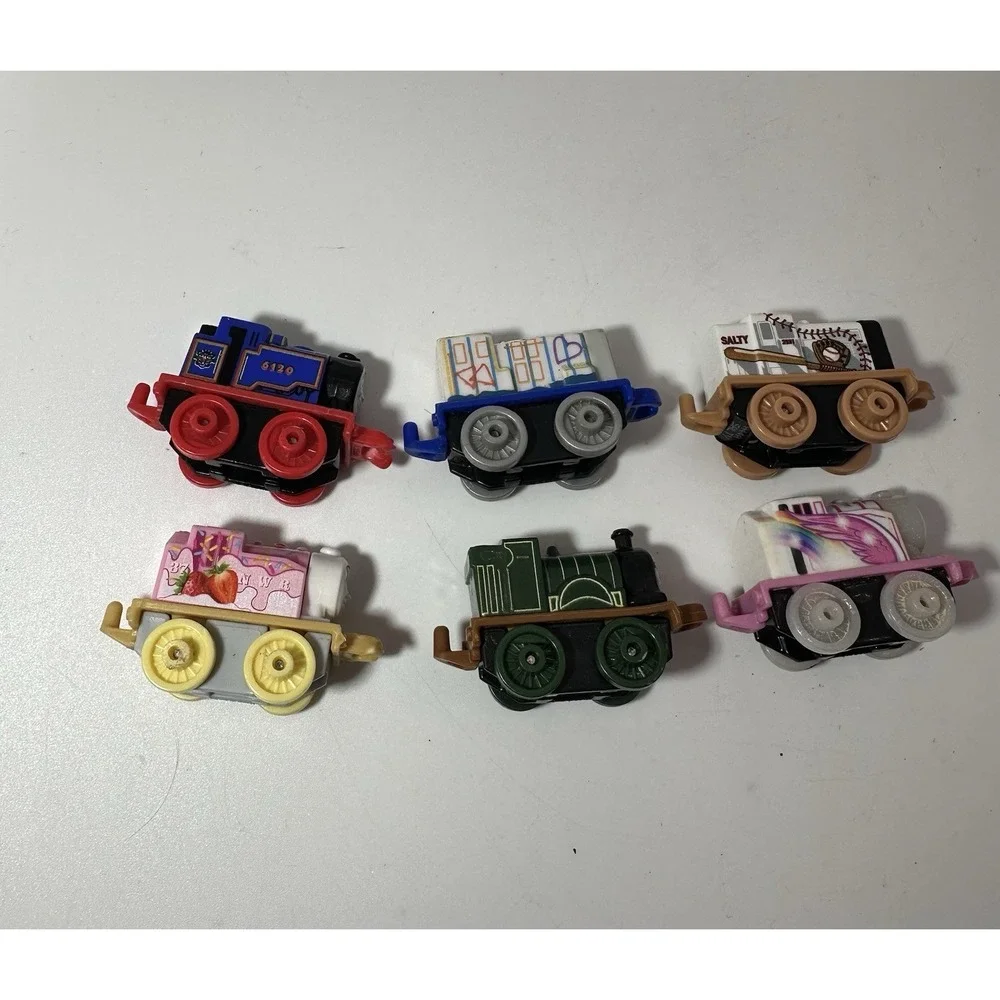 Thomas & Friends Mini Train Cars Lot of‎ 6 Plastic Toy Engines